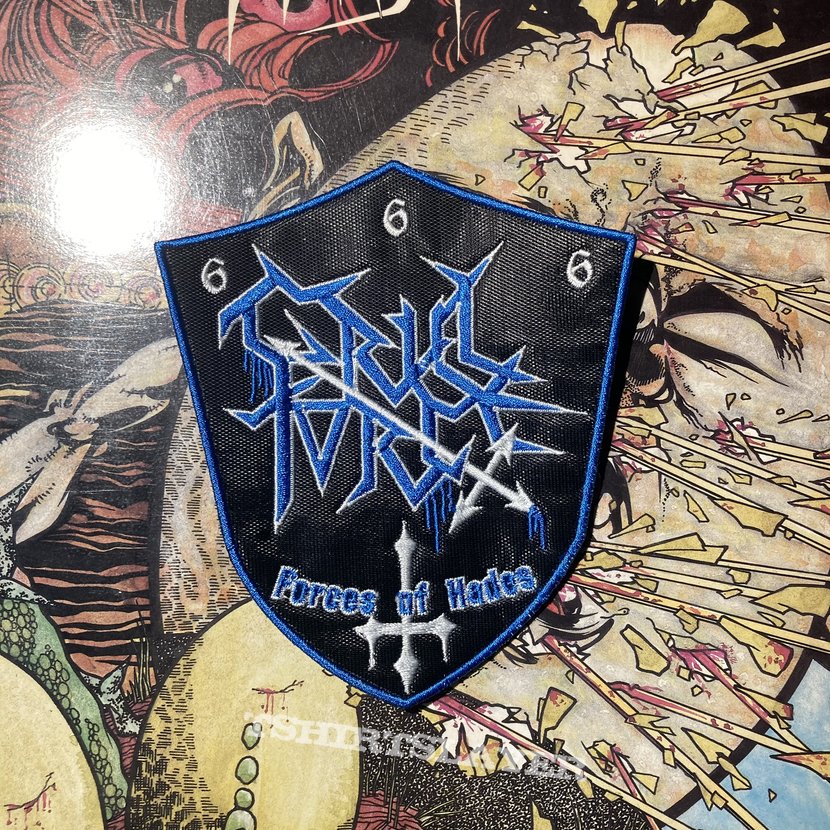 Cruel Force - Forces of Hades embroidered shield patch