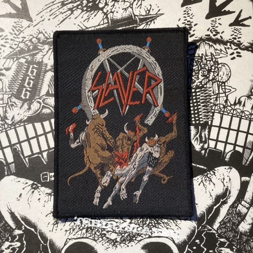 Slayer - Hell Awaits VTG woven patch for the FetusKiller!