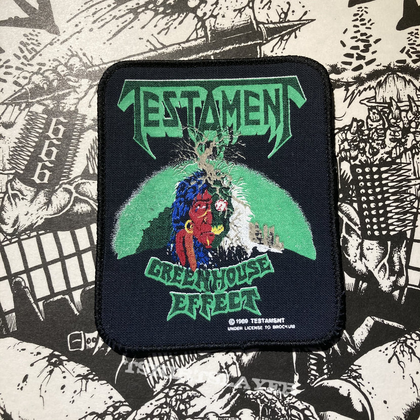 Testament - The Greenhouse Effect VTG printed patch 