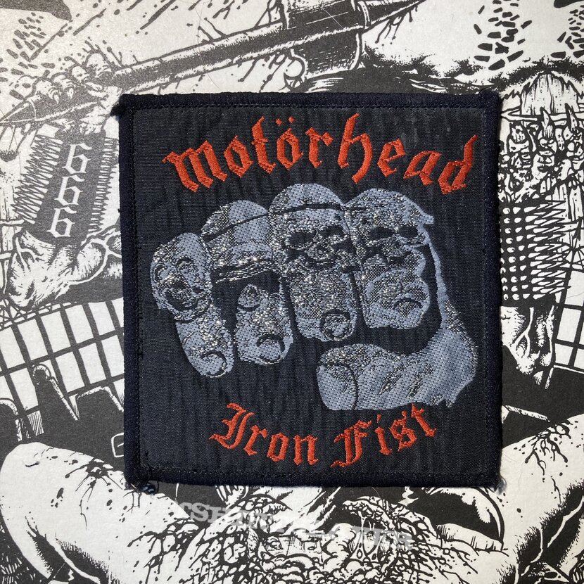 Motörhead, Motörhead - Iron Fist - Patch, Red Border Patch