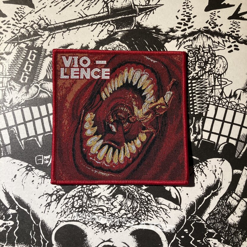 Vio-Lence - Eternal Nightmare woven patch (red border)