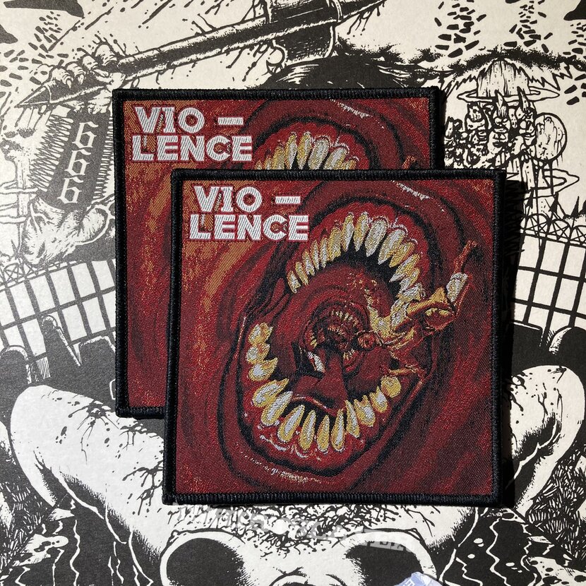 Vio-Lence - Eternal Nightmare woven patch (black border)