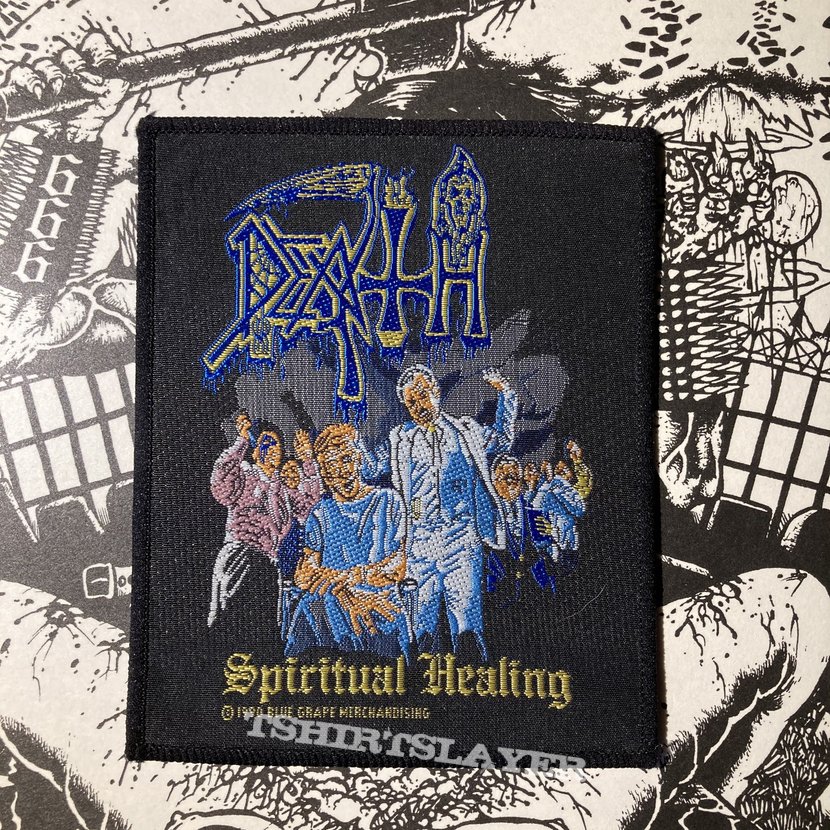 Death - Spiritual Healing woven VTG patch 