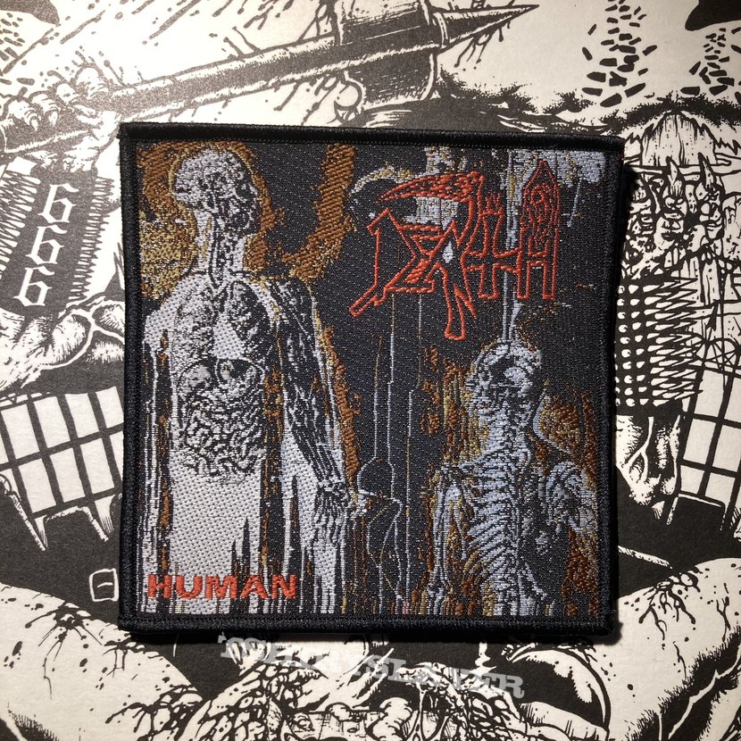 Death - Human woven patch 