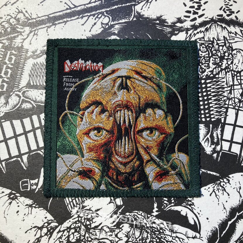 Destruction - Release from Agony woven patch