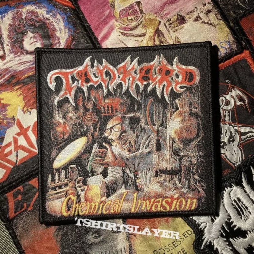 Tankard - Chemical Invasion woven patch 