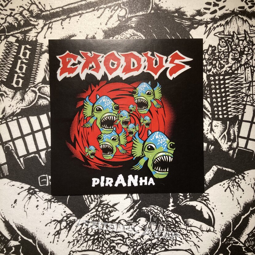 Exodus - Piranha sticker