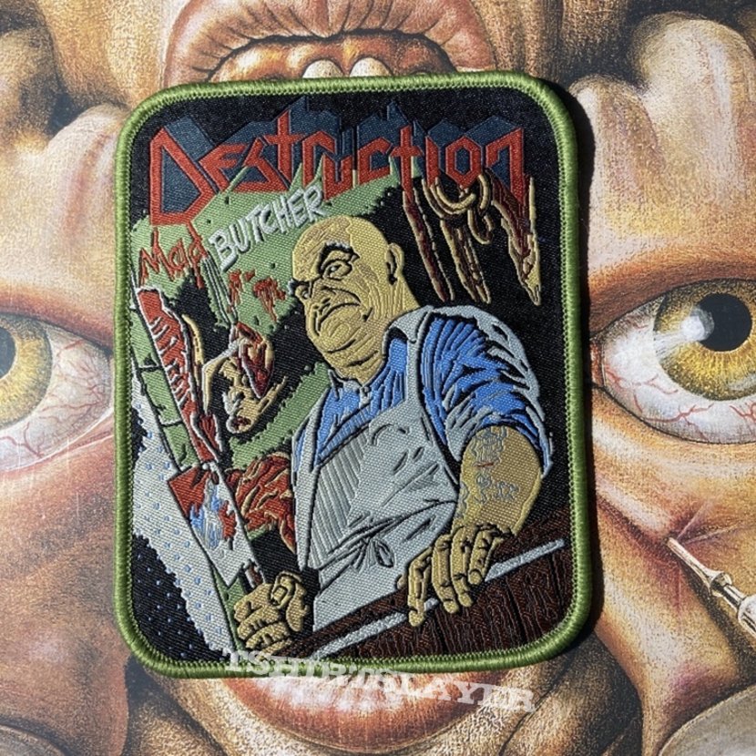 Destruction - Mad Butcher woven patch