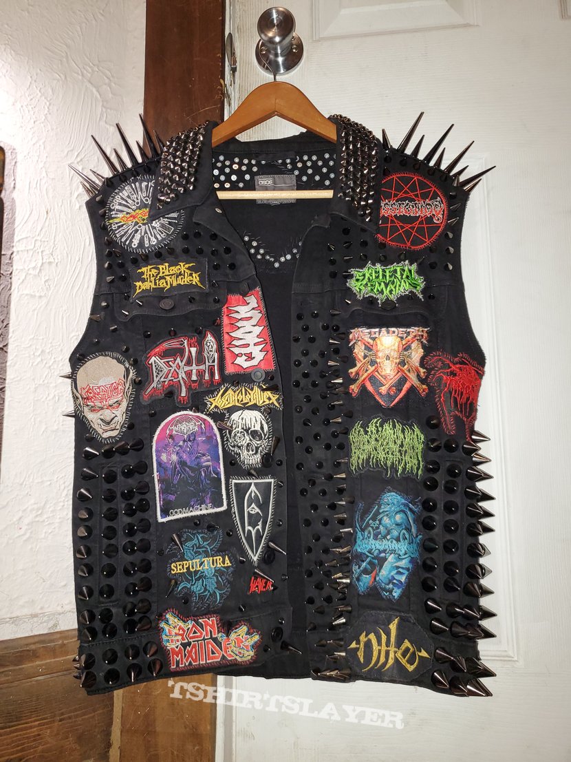 Carcass Battle Jacket with spikes  TShirtSlayer TShirt and BattleJacket  Gallery