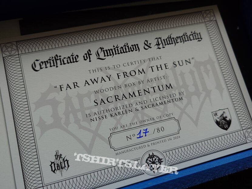 Sacramentum - Far Away From The Sun - Limited Box