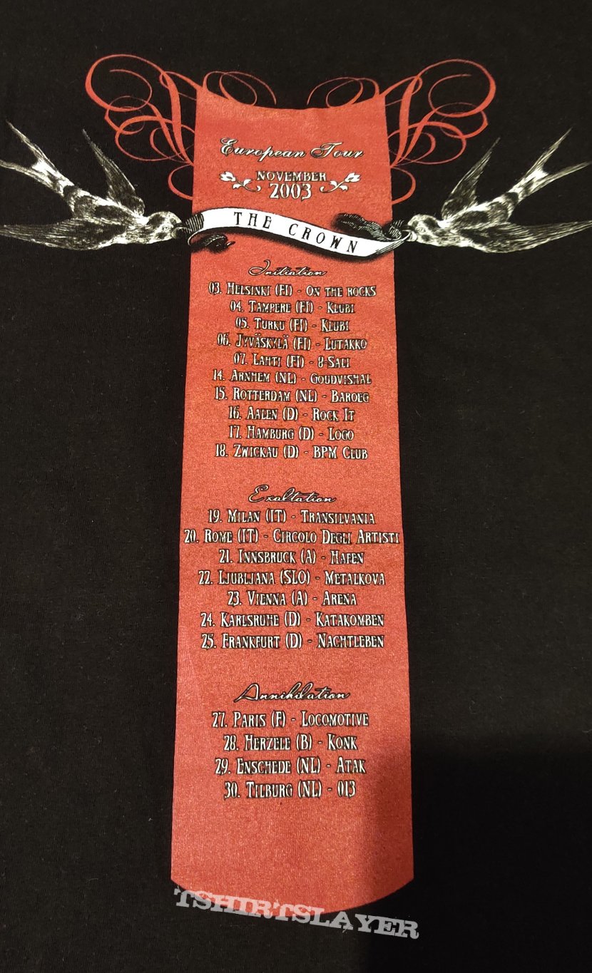 The Crown - Possessed 13 Tour 2003 The Crown - Possessed 13 Tour 2003