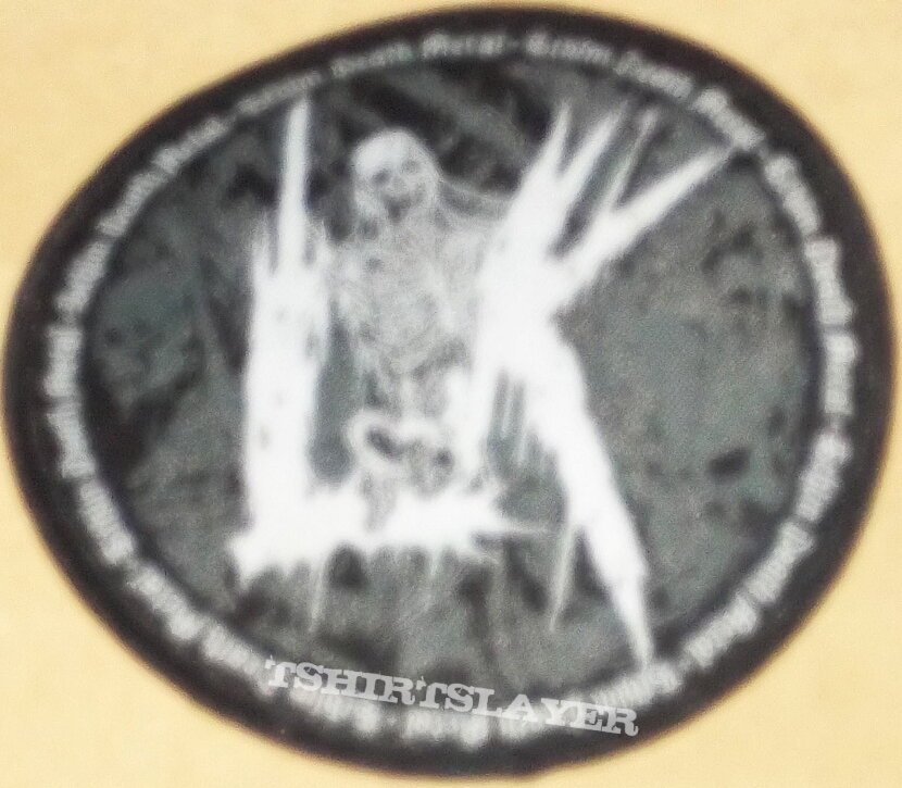 Lik - death metal, circular patch