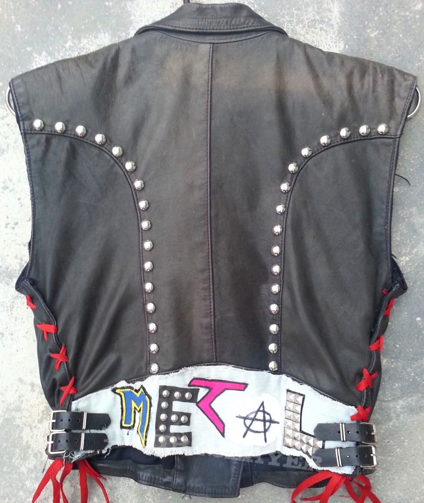 Van Halen hard rock leather vest