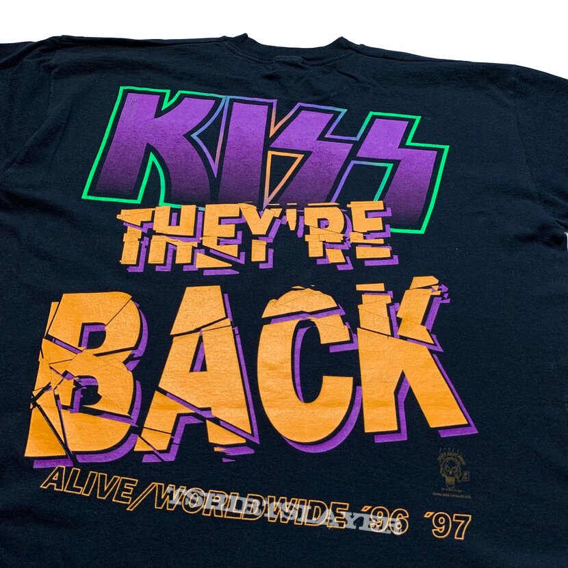 Kiss They&#039;re Back 1996 Worldwide Tour T-shirt