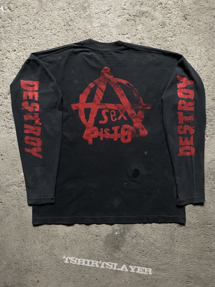 Vintage Sex Pistols 90's Longsleeve T-shirt | TShirtSlayer Vintage Sex Pistols 90's Longsleeve T-shirt | TShirtSlayer