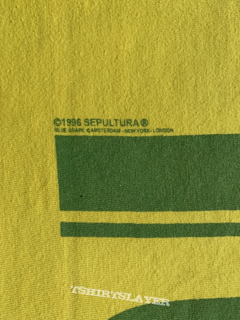 Sepultura Brasil Jersey 1996 T-shirt