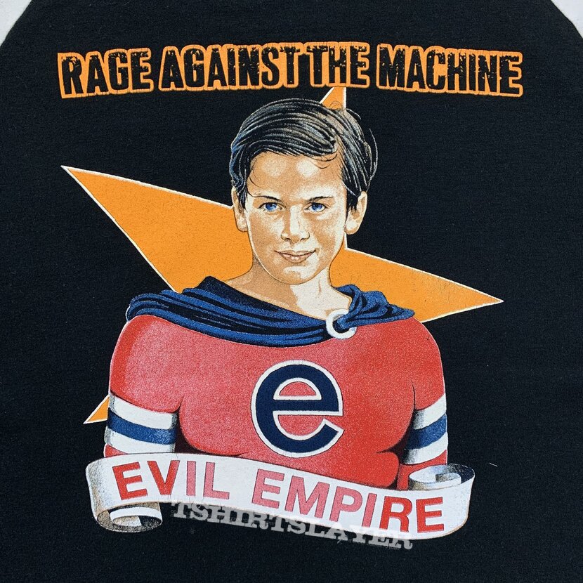 Rage Against The Machine Evil Empire 1996 Raglan T-shirt