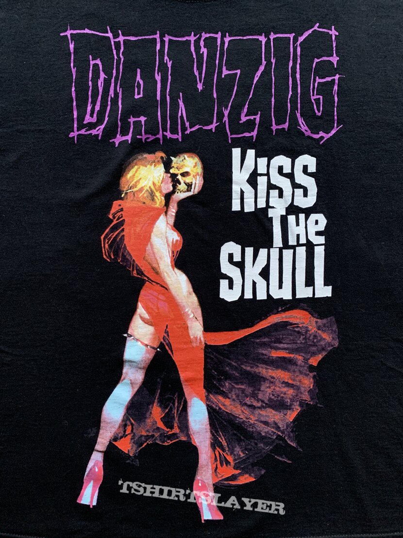 Danzig Kiss The Skull 2002 Tour T-shirt