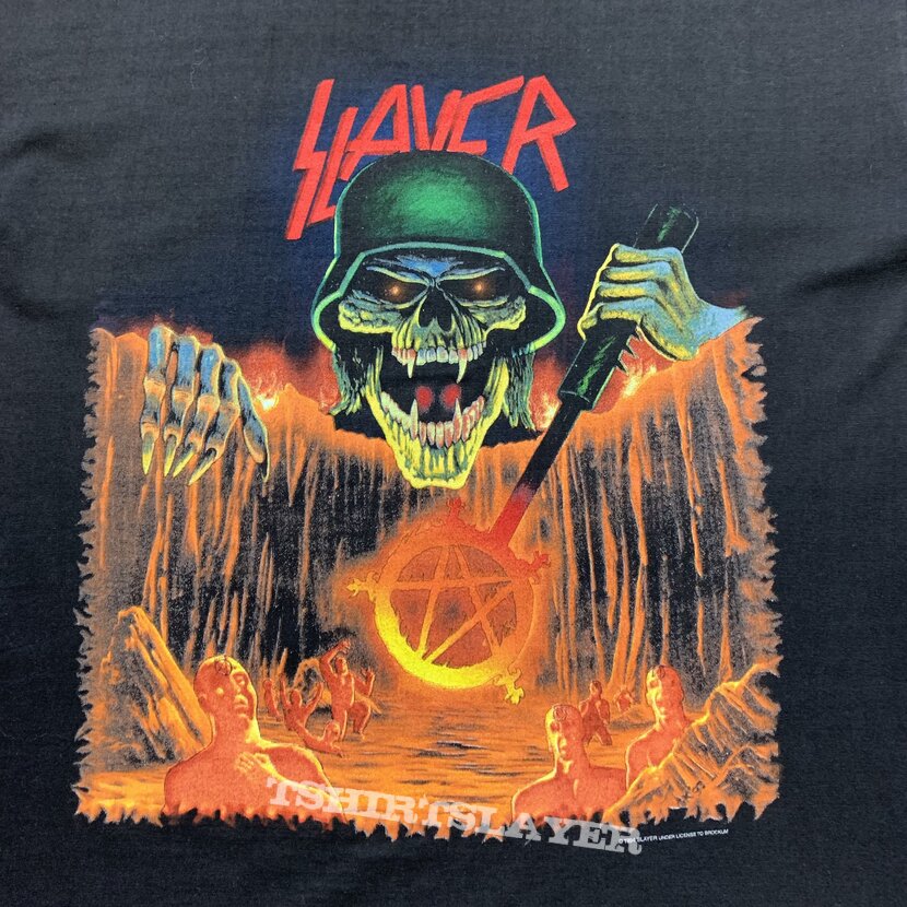 Slayer Divine Intervention European Tour 1994 T-shirt