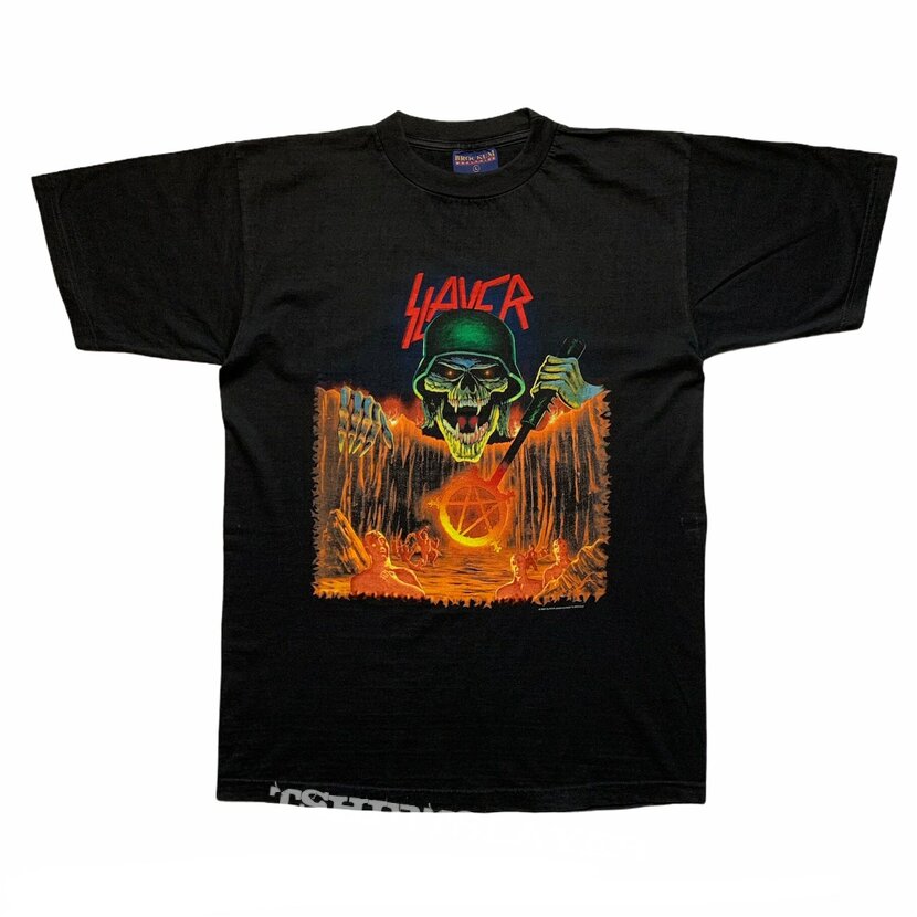 Slayer Divine Intervention European Tour 1994 T-shirt