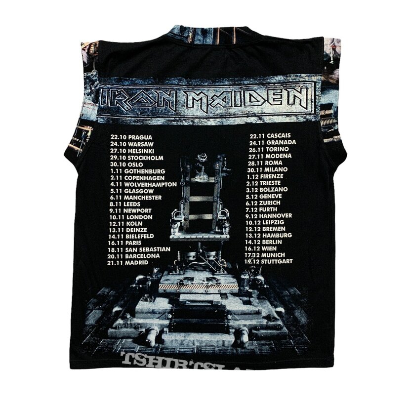Vintage Iron Maiden The X Factor 90's Tour Tank Top T-shirt Vintage Iron Maiden The X Factor 90's Tour Tank Top T-shirt