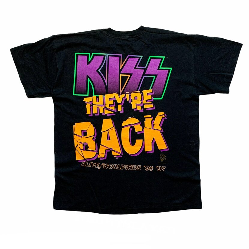 Kiss They&#039;re Back 1996 Worldwide Tour T-shirt