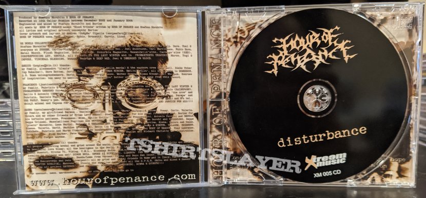 Hour Of Penance - Disturbance Cd