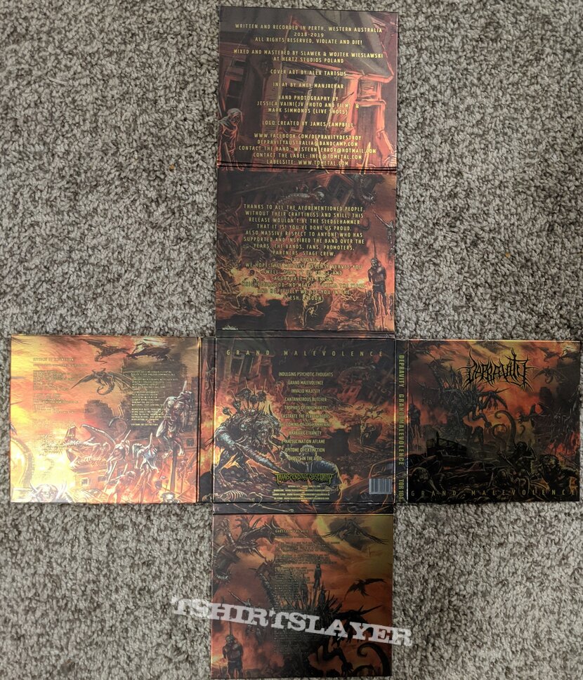 Depravity - Grand Malevolence  Cd Box Set