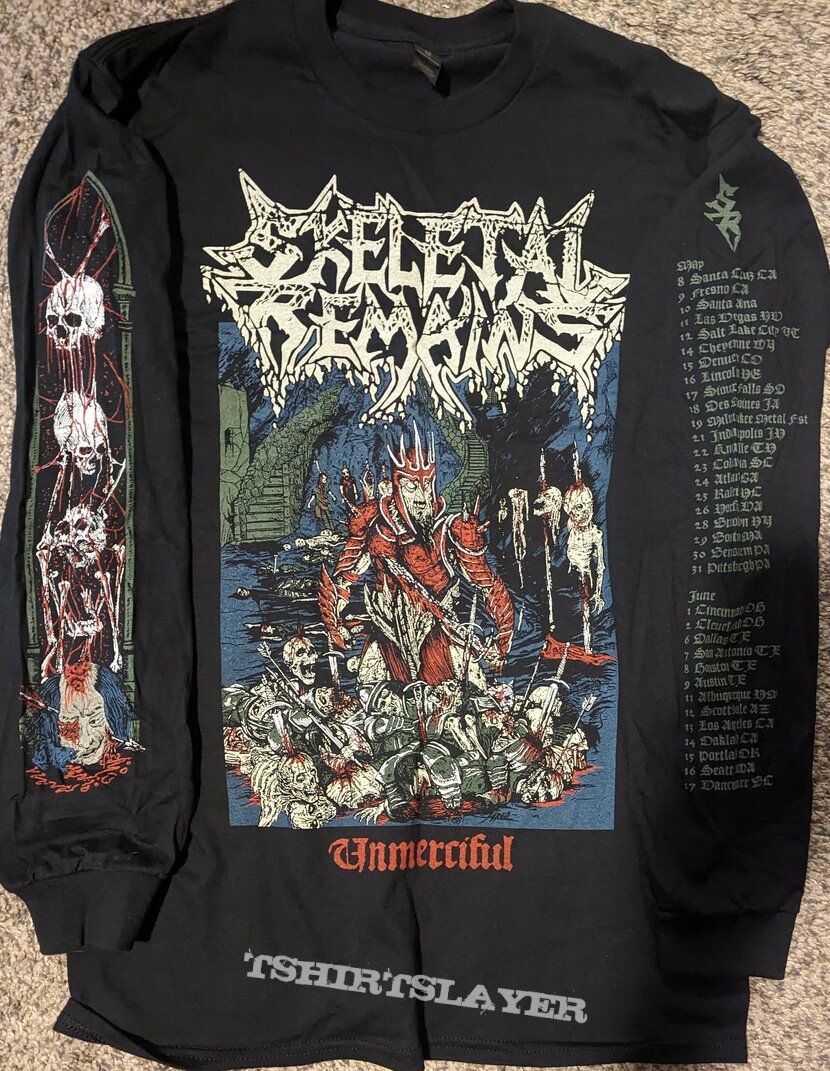 Skeletal Remains - Unmerciful Tour Long Sleeve