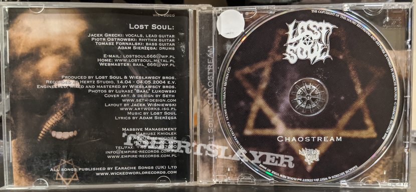 Lost Soul - Chaostream Cd