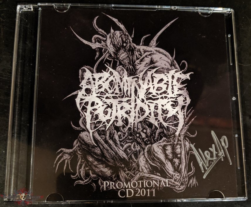 Abominable Putridity Promo Cd Signed