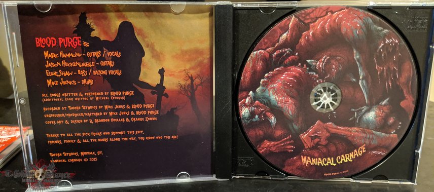 Blood Purge-Maniacal Carnage Cd