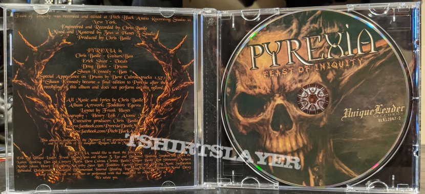 Pyrexia - Feast Of Iniquity Cd