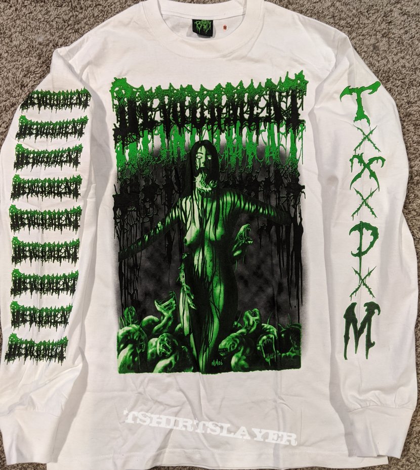 Devourment - Tomb Of Scabs White Long Sleeve