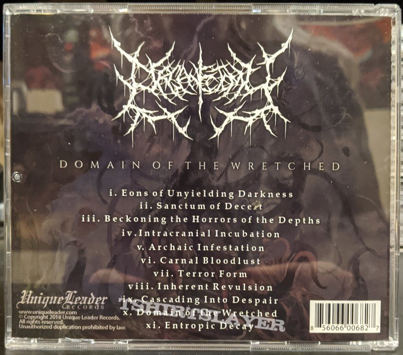 Organectomy - Domain Of The Wretched Cd