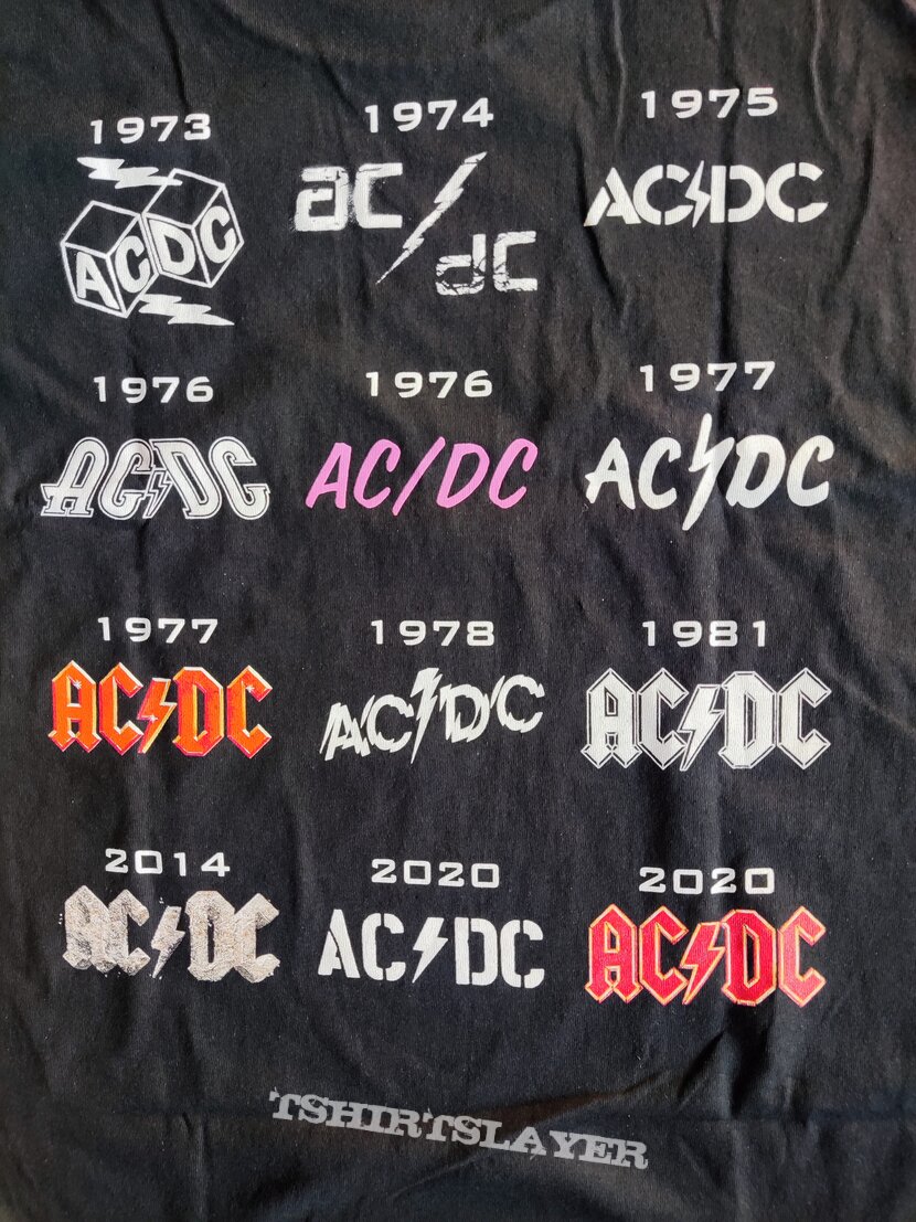 AC/DC - 50 Years Logo History