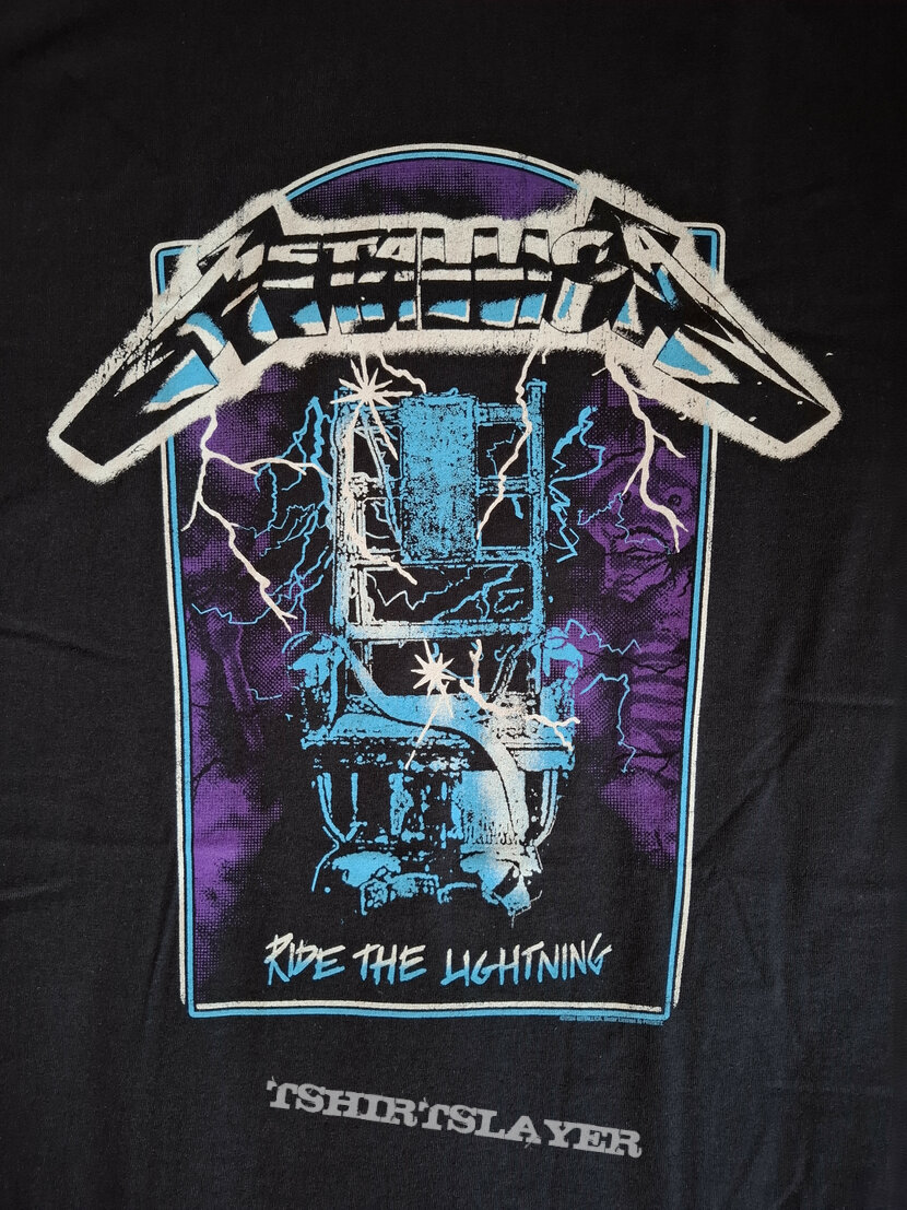 Metallica - Ride The Lightning 40th Anniversary Shirt Metallica - Ride The Lightning 40th Anniversary Shirt