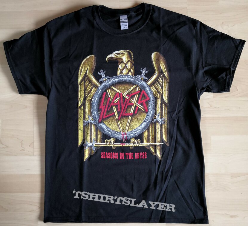 Slayer - Golden Eagle Seasons In The Abyss | TShirtSlayer TShirt and ...