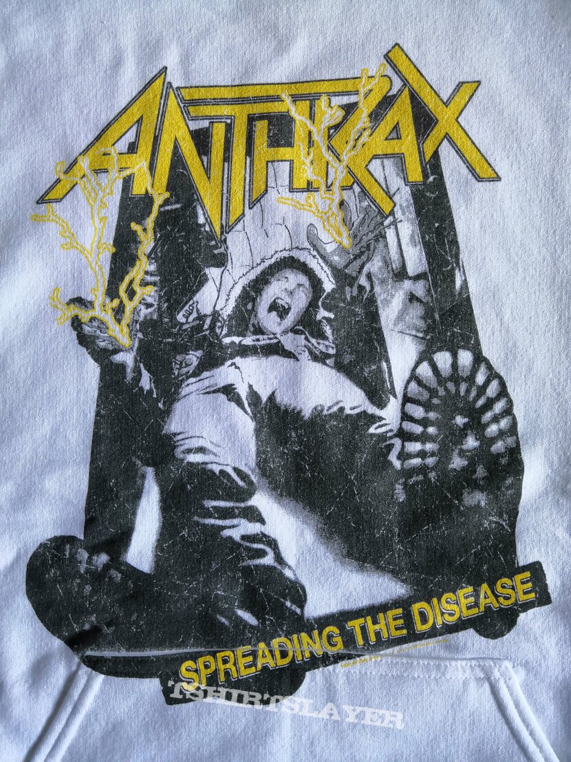 Anthrax - Spreading The Disease (Reprint) Hoodie | TShirtSlayer TShirt and  BattleJacket Gallery