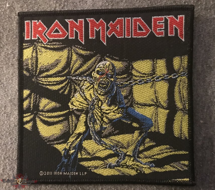 Iron Maiden Piece of Mind woven patch from 2011