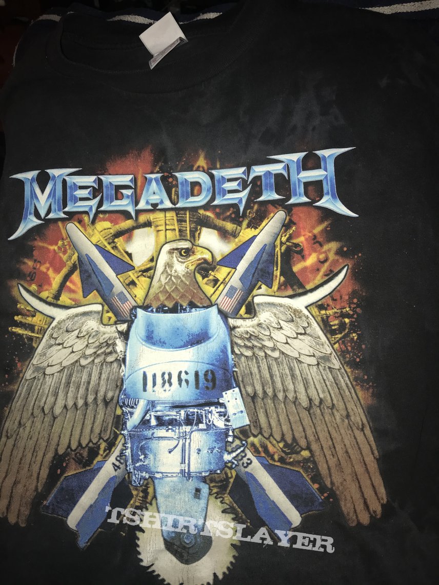 Vintage Megadeth Shirt Black XL