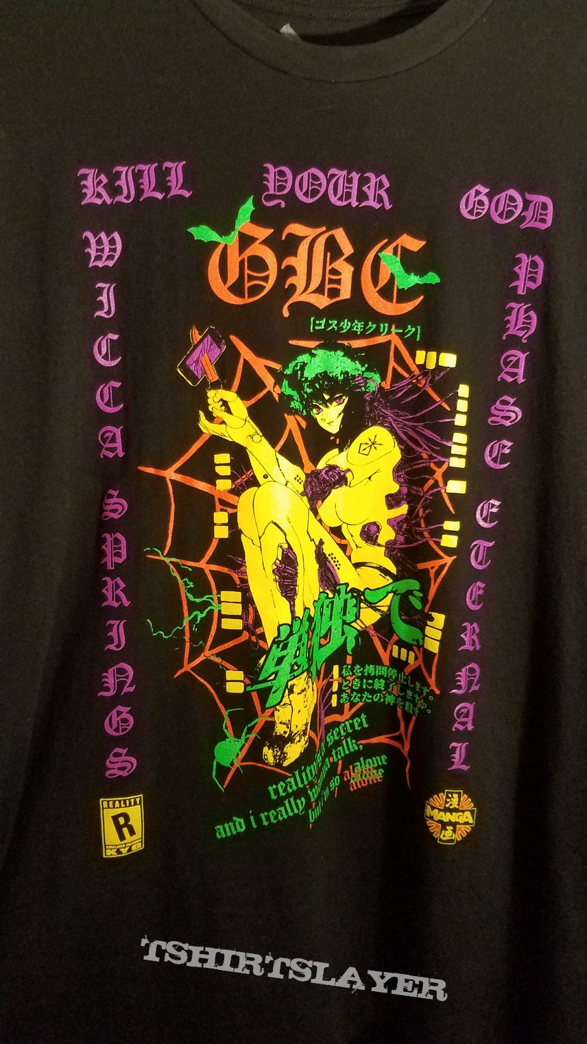 Rare Wicca Phase x Kill your God Ghost in the shell shirt