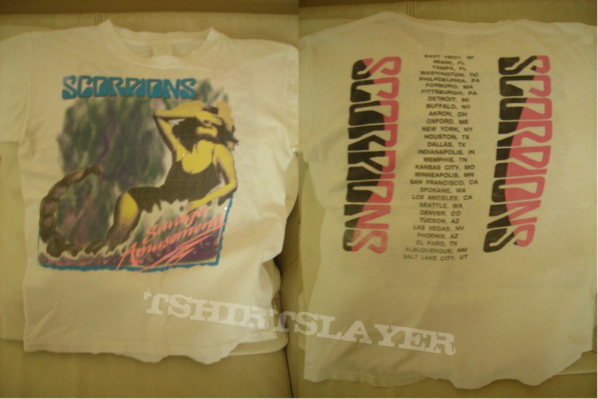 TShirt or Longsleeve - Scorpions Savage Amusement Tour