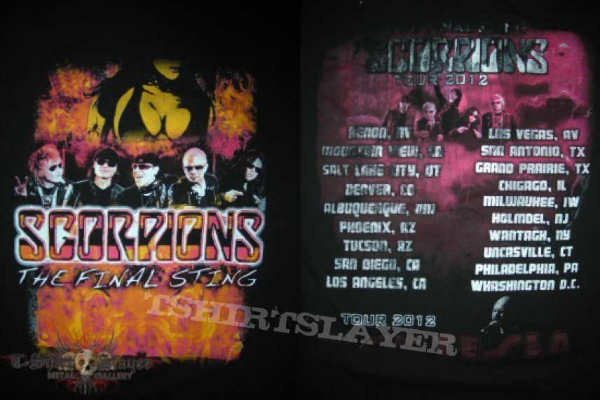 TShirt or Longsleeve - Scorpions The Final Sting Tour 2012