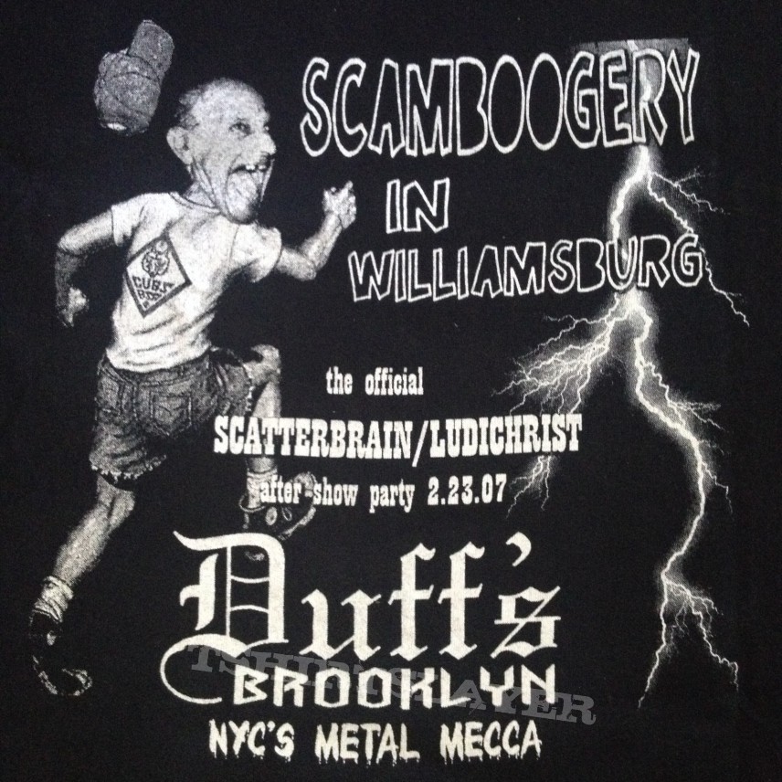 Scatterbrain/Ludichrist After-Show Party Shirt