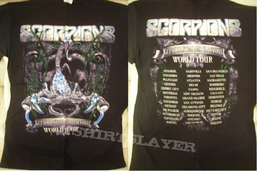 TShirt or Longsleeve - Scorpions Get Your Sting And Blackout World Tour 2010