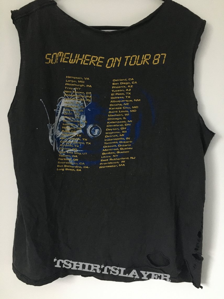 Iron Maiden Somewhere On Tour US 1987 Shirt.