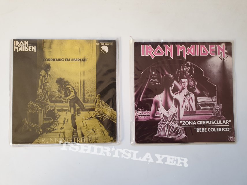 Iron maiden  singles promotional Spanish 