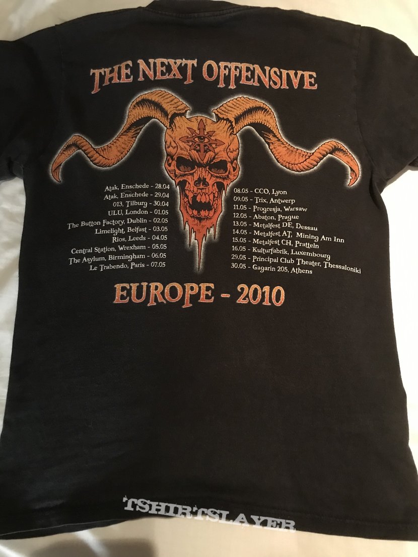 Bolt Thrower The Next Offensive 2010 Tour shirt 