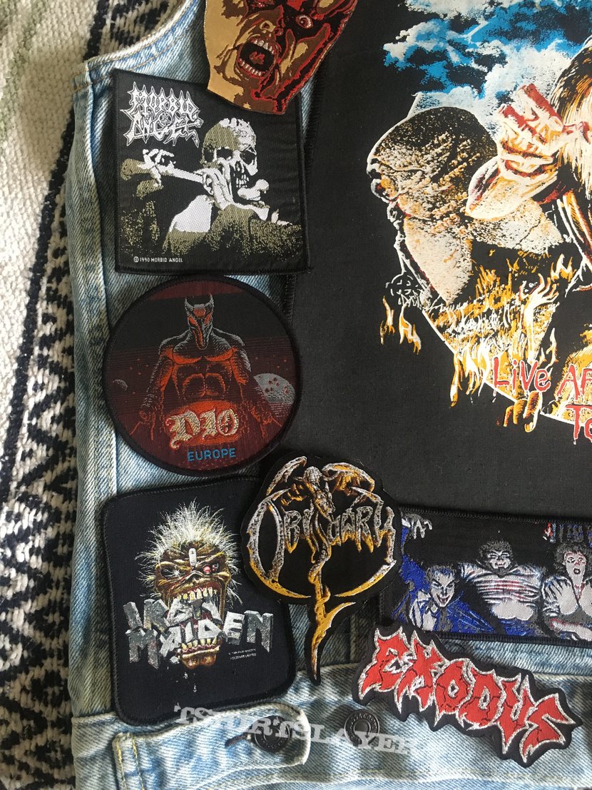 Iron Maiden Vest Lay Out